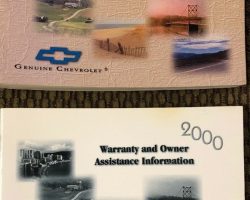 2000 Chevrolet Lumina Owner's Manual Set