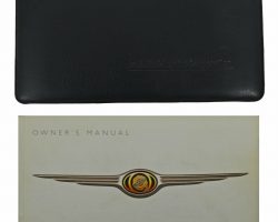 2000 Chrysler LHS Owner's Operator Manual User Guide Set