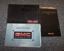 2000 GMC Safari Owner's Manual Set