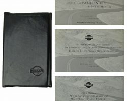 2000 Nissan Pathfinder Owner's Manual Set