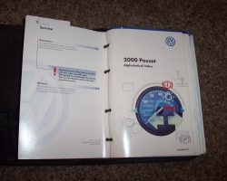 2000 Volkswagen Passat Owner's Manual Set