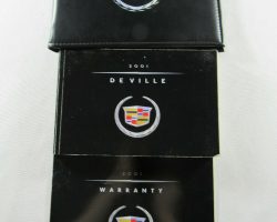 2001 Cadillac Deville Owner's Manual Set