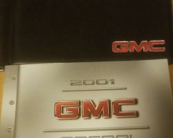 2001 GMC Safari Owner's Manual Set