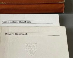 2001 Jaguar S-Type Owner's Operator Manual User Guide Set