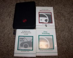 2001 Mercury Mountaineer Owner's Manual Set