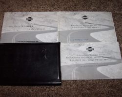 2001 Nissan Xterra Owner's Manual Set