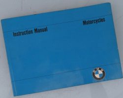 2002 BMW R 1100 S / S Boxer Cup Replica Owner Operator Maintenance Manual