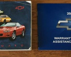 2002 Chevrolet Camaro Owner's Manual Set