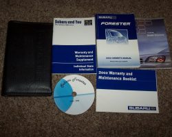 2002 Subaru Forester Owner's Manual Set