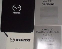 2002 Mazda Tribute Owner's Manual Set