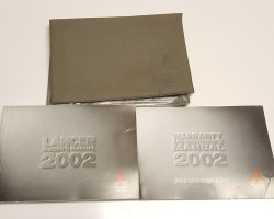 2002 Mitsubishi Lancer Owner's Manual Set