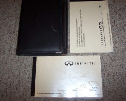 2002 Infiniti QX4 Owner's Manual Set