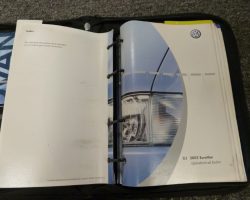 2002 Volkswagen Eurovan Owner's Manual Set
