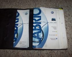 2002 Volkswagen Cabrio Owner's Manual Set