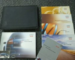 2003 Audi RS6 Owner's Manual Set