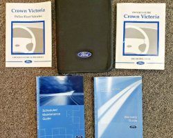2003 Ford Crown Victoria Owner's Manual Set