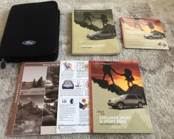 2003 Ford Explorer Sport Owner's Manual Set