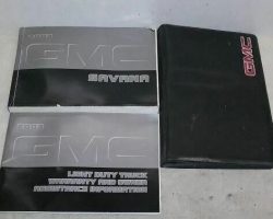 2003 GMC Savana Owner's Manual Set