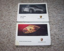 2003 Porsche 911 Turbo Owner's Manual Set