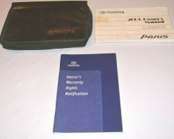 2003 Toyota Prius Owner's Manual Set