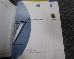 2003 Volkswagen Jetta Owner's Manual Set