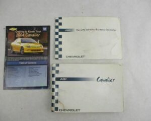 2004 Chevrolet Cavalier Owner's Manual Set