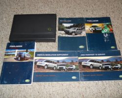 2004 Land Rover Freelander Owner's Operator Manual User Guide Set