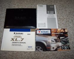 2004 Suzuki Grand Vitara XL-7 Owner's Manual Set