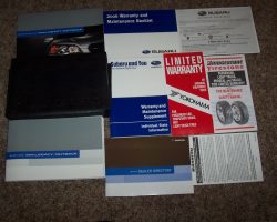 2004 Subaru Legacy & Outback Owner's Manual Set