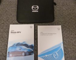 2004 Mazda MPV Owner's Manual Set