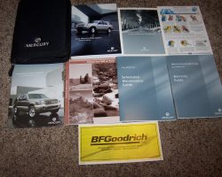 2004 Mercury Mountaineer Owner's Manual Set