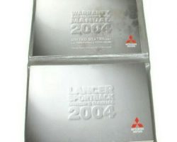 2004 Mitsubishi Lancer Sportback Owner's Manual Set