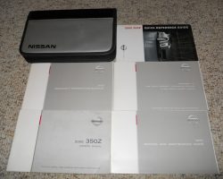 2005 Nissan 350Z Owner's Manual Set