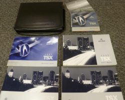 2005 Acura TSX Owner's Manual Set