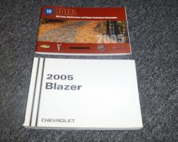 2005 Chevrolet Blazer Owner's Manual Set