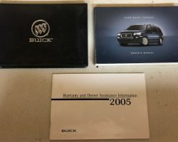 2005 Buick Terraza Owner's Manual Set