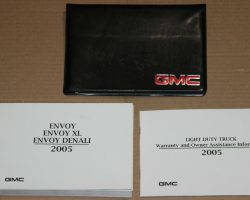 2005 GMC Envoy Owner's Manual Set