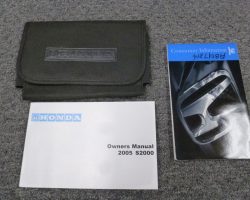 2005 Honda S2000 Owner's Manual Set