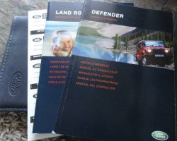 2005 Land Rover Defender Owner's Operator Manual User Guide Set