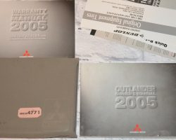 2005 Mitsubishi Outlander Owner's Manual Set