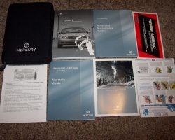 2005 Mercury Sable Owner's Manual Set