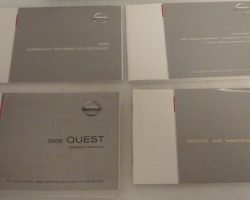 2005 Nissan Quest Owner's Manual Set