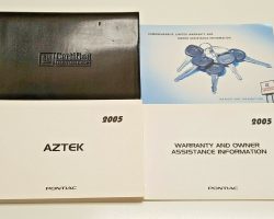 2005 Pontiac Aztek Owner's Manual Set