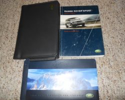 2005 Land Rover Range Rover Sport Owner's Operator Manual User Guide Set