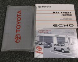 2005 Toyota Echo Owner's Manual Set