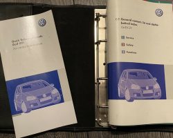 2005 Volkswagen Golf & GTI Owner's Manual Set