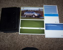 2006 Subaru Forester Owner's Manual Set