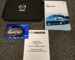 2006 Mazda MPV Owner's Manual Set