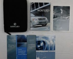 2006 Mercury Monterey Owner's Manual Set
