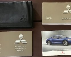 2006 Mitsubishi Eclipse Owner's Manual Set